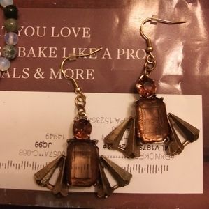 GONE!!!!! One of A Kind Vintage Pierced Earrings